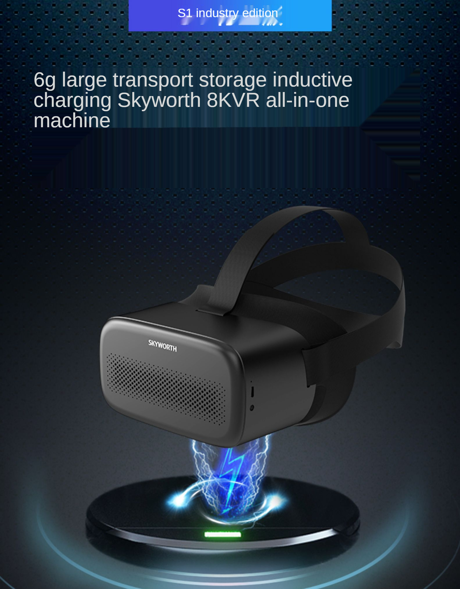 Skyworth V901PRO VR Glasses - Wireless 3D VR Headset with 4K HD