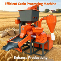 Machine à décortiquer et blanchir le riz combinée, électrique ou diesel (en option), avec tamis vibrant pour l'élimination des impuretés