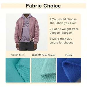 Manufacture High Quality Pullover Long Sleeve French Terry Streetwear Outdoor Casual Screen Print Blank <b>Thick</b> <b>Hoodie</b> for <b>Men</b> - Product Image 3