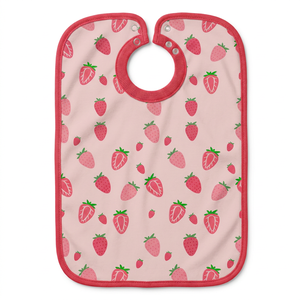 Bavoirs extra longs imperméables pour bébé avec fermeture à bouton-pression réglable, bavoir d'alimentation pour tout-petit, doux et léger en polyester et coton, bavoir anti-bave pour nourrisson - Product Image 3