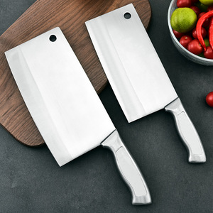 Household stainless steel cleaver, quick-hand bone chopping and slicing knife, Yangjiang kitchen knife, vegetable <b>cutter</b>, - Product Image 2