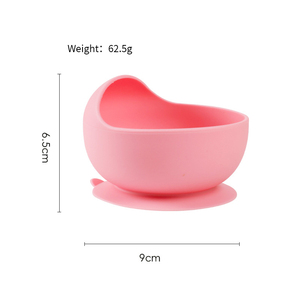 Juego de Vajilla para Bebé de 6 Piezas, Utensilios de Silicona para Comer, Plato con Ventosa, Cuchara, Tenedor, Babero, Vaso y Plato para Niños Pequeños - Product Image 4