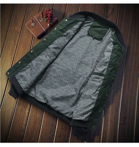 Plus Size <strong>Slim</strong> <strong>Fitting</strong> Sports <strong>Jacket</strong> Men'S Standing Collar Cardigan Outdoor Casual <strong>Jacket</strong> Warm Cotton <strong>Jacket</strong> - Product Image 4