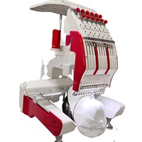 Nouvelle machine à coudre informatisée à tête unique pour l'entrepreneuriat à faible coût, moteur servo Dahao, 9/12/15 aiguilles pour T-shirts et casquettes