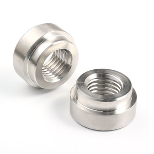 WXSNY - Boccola di Montaggio Filettata Femmina in Acciaio Inossidabile 316 Lavorata CNC, Saldabile, per Sistemi Idraulici - Product Image 2