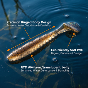 <span class=keywords><strong>Leurre</strong></span> de pêche personnalisé en plastique souple, série RTD, équipement de pêche OEM - Product Image 4