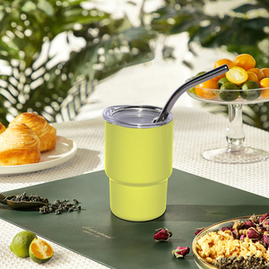 RTS 108pcs/ctn USA Warehouse Stocked Mini 3oz Shotglass Tumbler Cup <strong>Shot</strong> Stainless Steel Beer Mug with Metal <strong>Straw</strong> 12 Colors Mix - Product Image 6