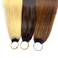 Extensions de cheveux en plumes de troisième génération, cheveux humains véritables, sans pointes abîmées, extensions de cheveux invisibles à fixation sans couture, couleurs variées