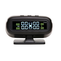 Capteur Tpms universel solaire USB voiture TPMS batterie longue durée affichage pression des pneus moniteur de température