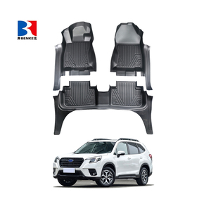 Tapis de sol de voiture 5D en caoutchouc TPE écologique, imperméable et antidérapant, sur mesure en gros, 3 pièces pour Subaru Forester 2019+ - Product Image 3