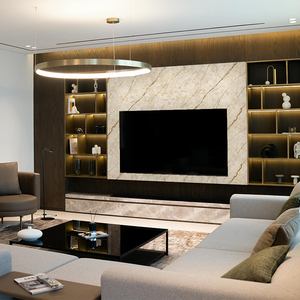 Panneau mural décoratif grand format 2440 2800 2900 3000mm, effet marbre brillant UV, à coller, pour la décoration <span class=keywords><strong>de</strong></span> maison, bureau, magasin, centre commercial - Product Image 6