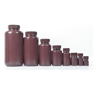 Botellas de reactivo de boca ancha de PP HDPE marrón de Beikang Biotechnology, botellas de laboratorio resistentes a altas temperaturas para muestreo. - Product Image 1
