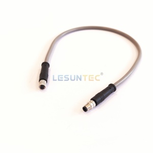 कस्टम वाटरप्रूफ केबल एम 5 एम 8 एम 12 पीसी वायर नर मादा 3 4 5 6 8 12 पिन कनेक्टर सीधे कनेक्टर वायर हार्नेस - Product Image 3