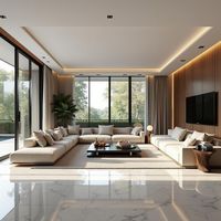 Maisons préfabriquées à 3 étages, 4 chambres, structure en acier personnalisée de luxe, villa préfabriquée en acier