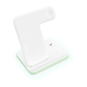2020 Hot 15W 3 IN 1 Stand Bracket Charging Dock Station Fast Charger Wireless With Desk Lamp For <span class=keywords><strong>i</strong></span> Phone Smart Watch TWS - Product Image 5