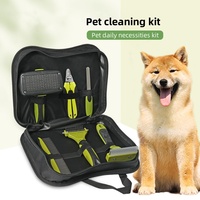 Vente en Gros de 6 Pièces Ensemble de Peignes pour Animaux Chien Chat Kit de Toilettage pour Animaux Fournitures