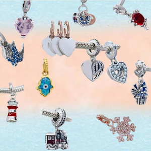 Pulsera de Plata 925 con Colgante de Tren, Diseño Noche Estrellada, Faro, Corazón, Ojo del Diablo, Zirconia, Lujo, Certificado por Terceros - Product Image 1