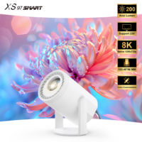 Meilleurs Nouveaux Produits de 2026 : Projecteur Intelligent TURN1 XS97 200 ANSI Lumens 4K avec Haut-parleurs Intégrés pour Usage Domestique, Grande Promotion