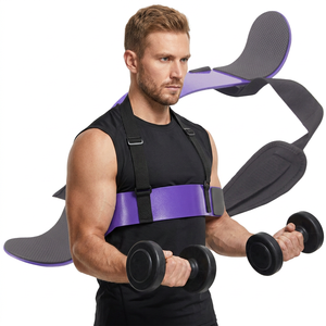 Export Quality Best Quality Neoprene Heavy Duty Adjustable Strong Support for Body Building Weightlifting Arm Blaster Training - Product Image 1