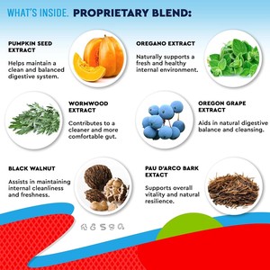 Köpek kedi bitkisel temizlemek için doğal bağırsak savunma pelin siyah ceviz sağlıklı bağırsak ve Flora denge Pet gıda takviyesi - Product Image 4