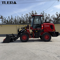 1.2 Ton 1.5 Ton Wheel Loader Kecil Mini Payloader dengan Bucket untuk Perawatan Pertanian dan Transportasi Material