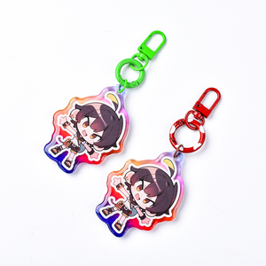 Tùy chỉnh thiết kế trang trí Acrylic long lanh quyến rũ Epoxy Keychain với nhựa - Product Image 4