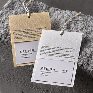 Etiqueta de Papel de Luxo em Promoção, Preço Baixo, Personalizada com Logotipo, Etiqueta de Dupla Camada - Product Image 3