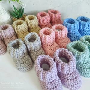 Chaussures en coton <span class=keywords><strong>tricot</strong></span>ées à la main unisexes de haute qualité pour garçons et filles, <span class=keywords><strong>bottes</strong></span> pour bébés nouveau-nés automne et hiver, 0-3-6 mois - Product Image 4