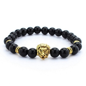 <span class=keywords><strong>Bracciale</strong></span> con Testa di Leone in Acciaio Inox 316L Placcato <span class=keywords><strong>Oro</strong></span> <span class=keywords><strong>24K</strong></span>, 24cm, Gioielli Hip Hop per Uomo - Product Image 4