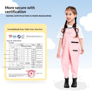 Pantalon de pêche et de jeux aquatiques intégral en PVC pour enfants, séchage rapide, respirant, imperméable, durable, chaud et coupe-vent - Product Image 4