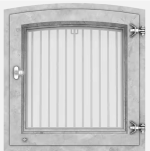 安全金属棒耐候促进气流对马稳定安全重型镀锌马仓窗至关重要 - Product Image 1