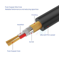Ugreen — câble Audio double RCA Jack certifié, combinaison de 3.5mm, prise à 2RCA, Aux, pour stéréo et voiture