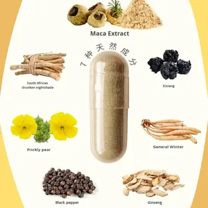 Wild for Maca <span class=keywords><strong>Capsules</strong></span> 60 stuks in fles Grensoverschrijdende buitenlandse aangepaste OEM-verwerking - Product Image 5