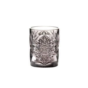 Bicchiere d'acqua vintage in vetro grigio 300ml - Product Image 1