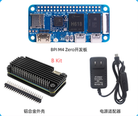 Banana Pi 4GB RAM 32GB EMMC Placa Base BPI-M4 Zero Allwinner H618 Placa de Desarrollo Linux para Aprendizaje de Programación