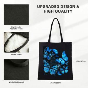 Wholesale Shopping Sublimated <b>Tote</b> Bag Reusable Custom Design Print Pattern Black <b>Canvas</b> Bag Foldable Portable <b>Canvas</b> <b>Tote</b> Bag - Product Image 2