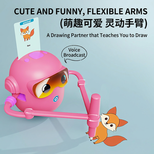 Drawing <b>Toys</b> Set Robot Automatic Painting Educational <b>Toy</b> for Kids 2-<b>4</b> <b>Years</b> Electric Plastic Unisex - Product Image 4