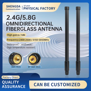 Băng tần kép không thấm nước tầm xa cao 6-7dbi băng tần kép omni-directional ngoài trời 2.4G 5.8G 5G Wifi sợi thủy tinh FRP ăng-ten - Product Image 2