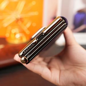 เคสโทรศัพท์สำหรับ Huawei MateXTS/XT แบบพับสามตอน, ป้องกันบานพับสองชั้น, สายคล้องข้อมือแบบพับได้, ขาตั้งหมุนได้ - Product Image 3