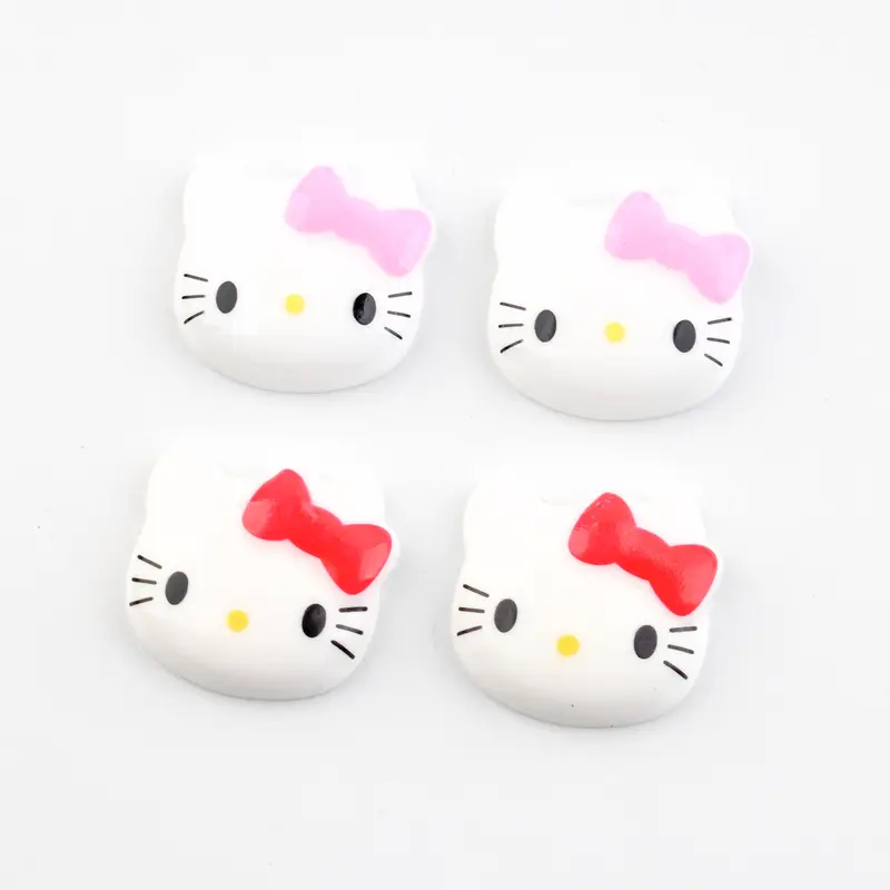 2021 New Resin Cat DIY Resin Accessories Cute Cat Resin Charms For Decoration