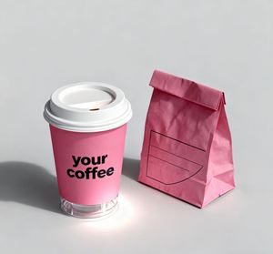 Custom Printed Disposable Double Wall Paper <b>Cup</b> <b>8oz</b> 10oz 12oz 16oz Takeaway Hot <b>Coffee</b> Paper <b>Cup</b> for Cafe - Product Image 5