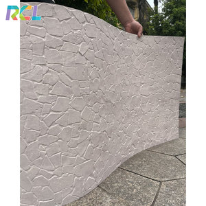 Dalles souples MCM écologiques RCL, modernes, ignifuges, isolantes thermiquement, résistantes à l'humidité, pour entrepôts et parcs, en pierre flexible MCM - Product Image 2