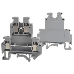 DEGSON PCKK2.5 Double-layer Two-in And Two-out Screw Push In Din Rail Terminal Blocks