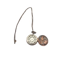 AP Vente en gros d'accessoires pour fumeurs montres broyeur d'herbes 3 couches montre de poche en métal bronze rouge broyeur de tabac avec broyeur à chaîne