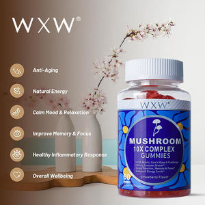 Factory Wholesale Price Mushroom <b>Gummies</b> Nutrition Supplement Immune Support Stress Relief Gummy Candy - Product Image 6