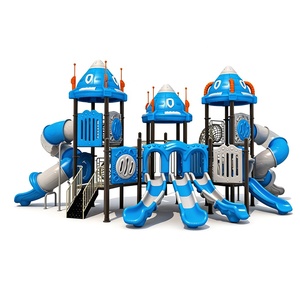 Parque Infantil Exterior para Niños con Tobogán y Columpio de Resorte, Directo de Fábrica, para Jardín de Complejos Residenciales - Product Image 3