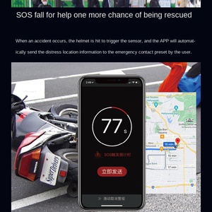 LIVALL inverno caldo casco intelligente per moto Bluetooth pieno ABS con disappannamento telecamera registratore visiera aperta nuova condizione - Product Image 5