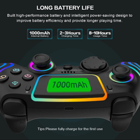 Manette de jeu sans fil, manette de jeu, joystick, manette de jeu pour PS5, manette de jeu pour PS5/PS4/PS3/Switch, batterie intégrée