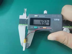 Небольшая перезаряжаемая батарея, сертифицированная CE, 451520, 3,7 в, 80 мАч, 85 мАч, литий-ионная батарея - Product Image 3