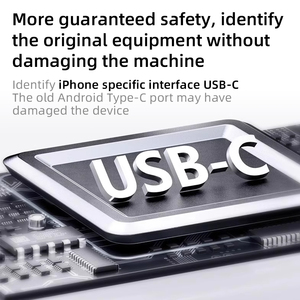 60wpd USB-C nhanh chóng sạc nylon bện cáp 1m chiều dài cho <span class=keywords><strong>Iphone</strong></span> 15 Pro max 5A chức năng với lá chắn cho iOS thiết bị - Product Image 4